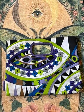 XOXO Purple, Lime, Blue, Black Canvas Tablet Sleeve